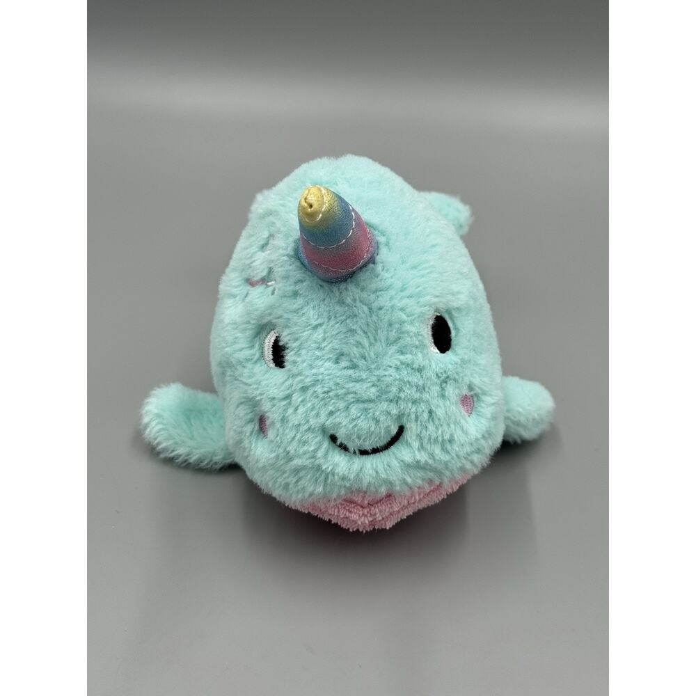 Small Narwhal Whale Plush 7” Stuffed Animal Ocean Animal Make Believe Ideas